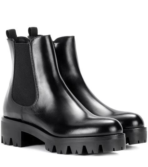 prada blck boots|prada black boots women's.